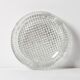 Crystal Glass Ashtray, Mid-Century Round Ashtray / Italy / 1960s