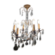 Grapevine chandelier NINETEENTH bronze and crystal