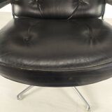 Eames leather lobby chair