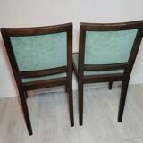 Set of two art deco chairs.