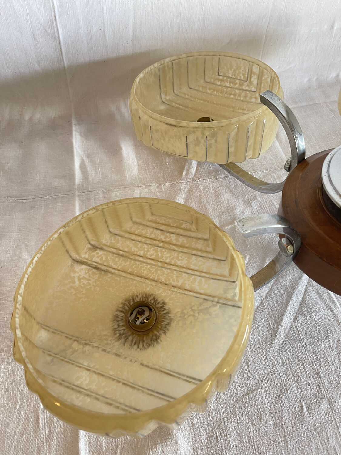 Art deco chandelier 5 branches circa 1940