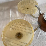 Art deco chandelier 5 branches circa 1940