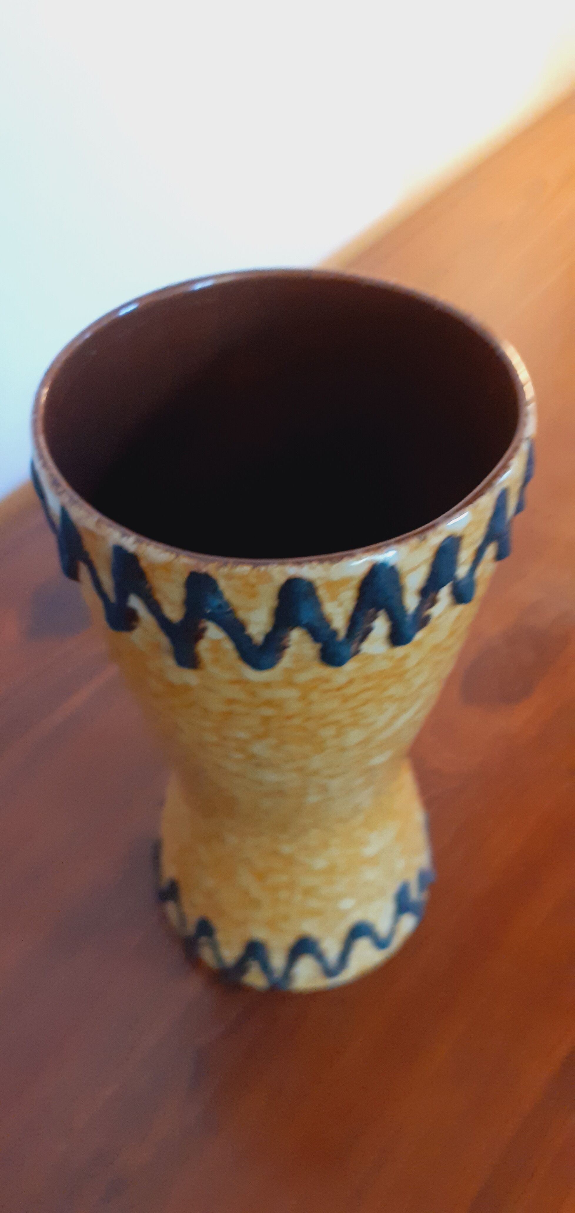Diabolo vase year 50 ceramic