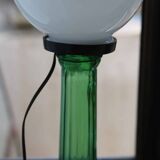 Upcycled opaline lamp