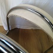 Pair of vintage canteliver armchairs from Zug, Victoria, Switzerland.