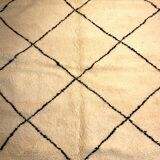 Tapis beni ouarain en laine