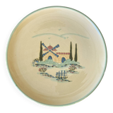 Large round dish signed lou sietoun