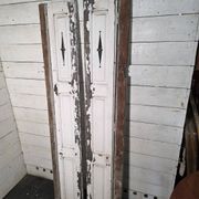Pair of old shutters
