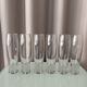Set of 6 Vintage Durobor Bubble Champagne Flutes | Belgian Design