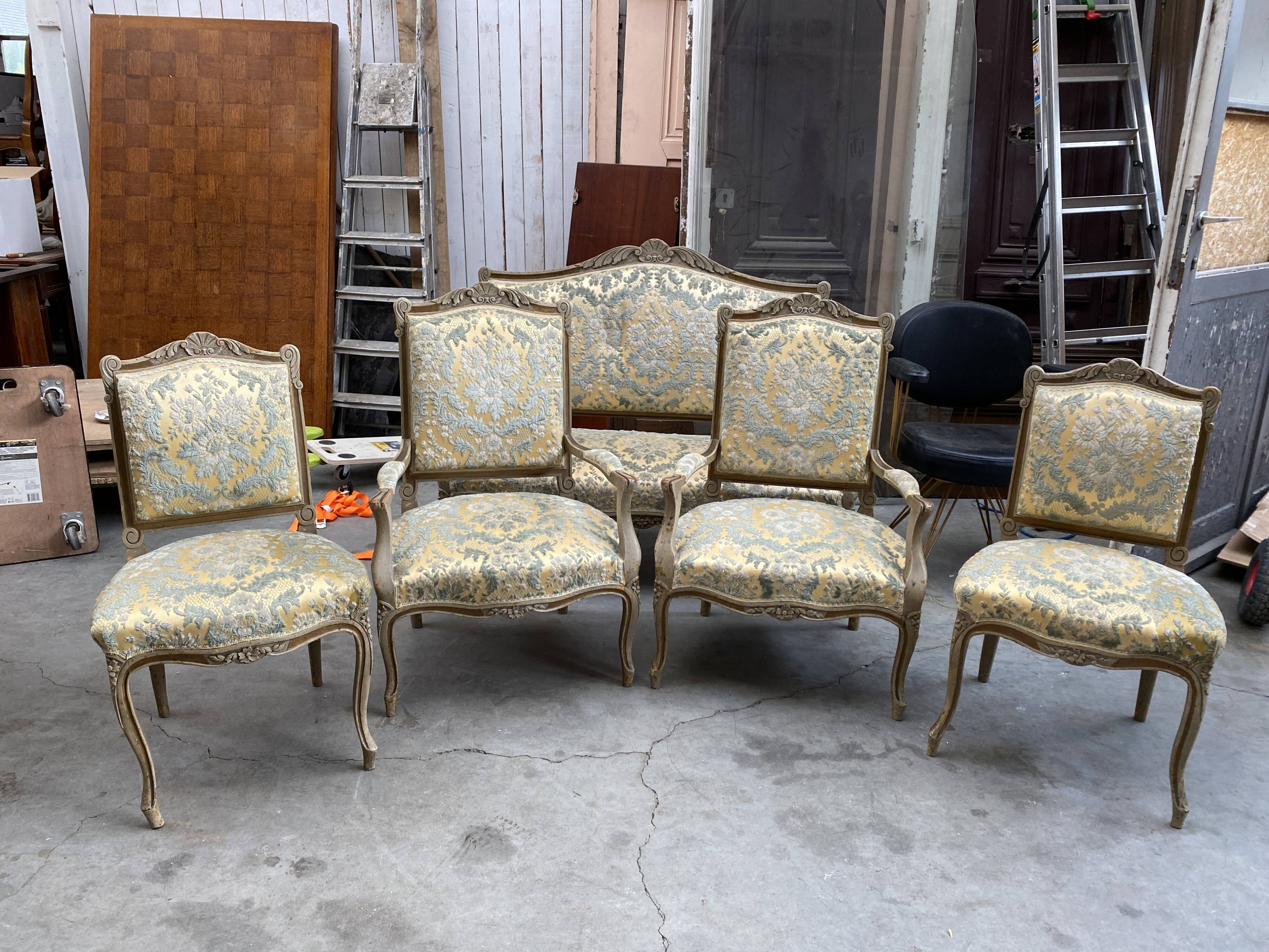 Regency style living room, 5 rooms