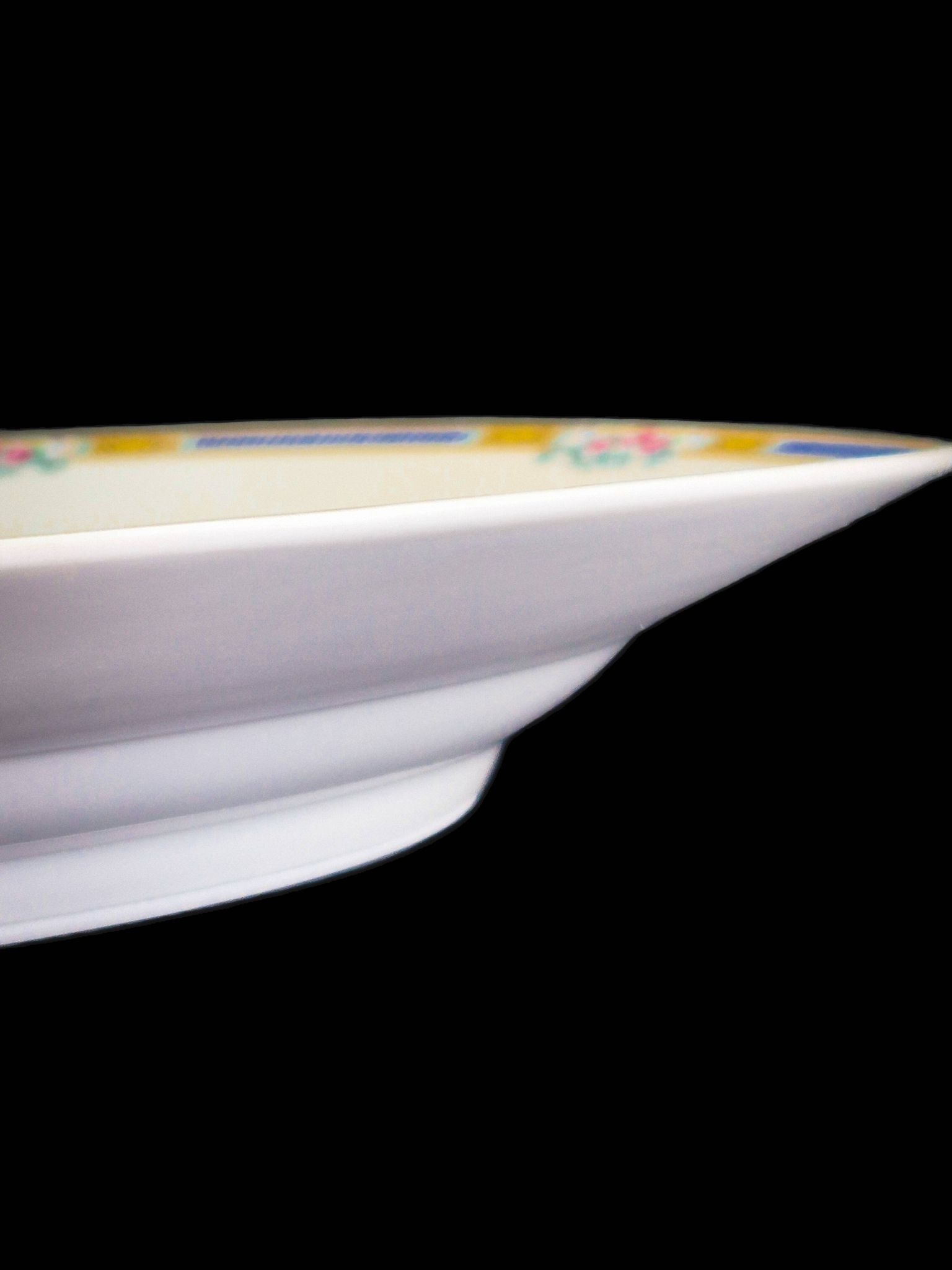Large round serving dish, semi-deep, Bernardaud Limoges – Art Deco – A718