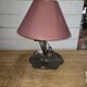 Lampe art déco en étain des années 1930