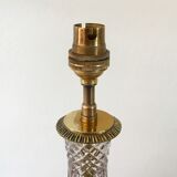 Glass and brass lamp 60s