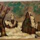 Painting "Landscape under the snow" by Henry Maurice d'Anty
