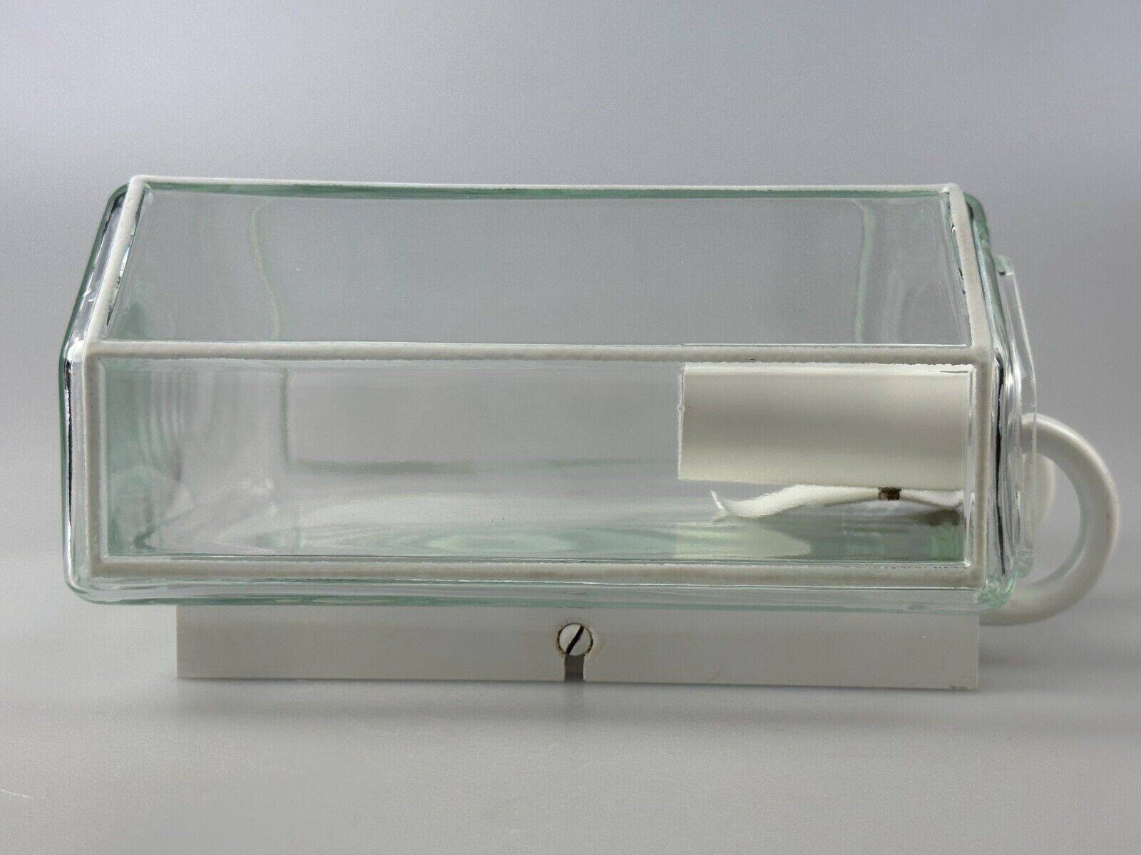 60s 70s wall lamp Glashütte Limburg Germany Glass & Metal Age Design