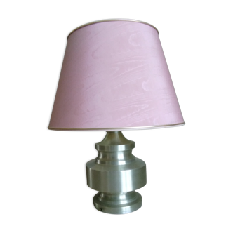 Pink lampshade lamp