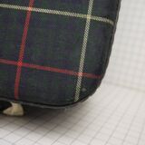 Green scottish fabric case with key