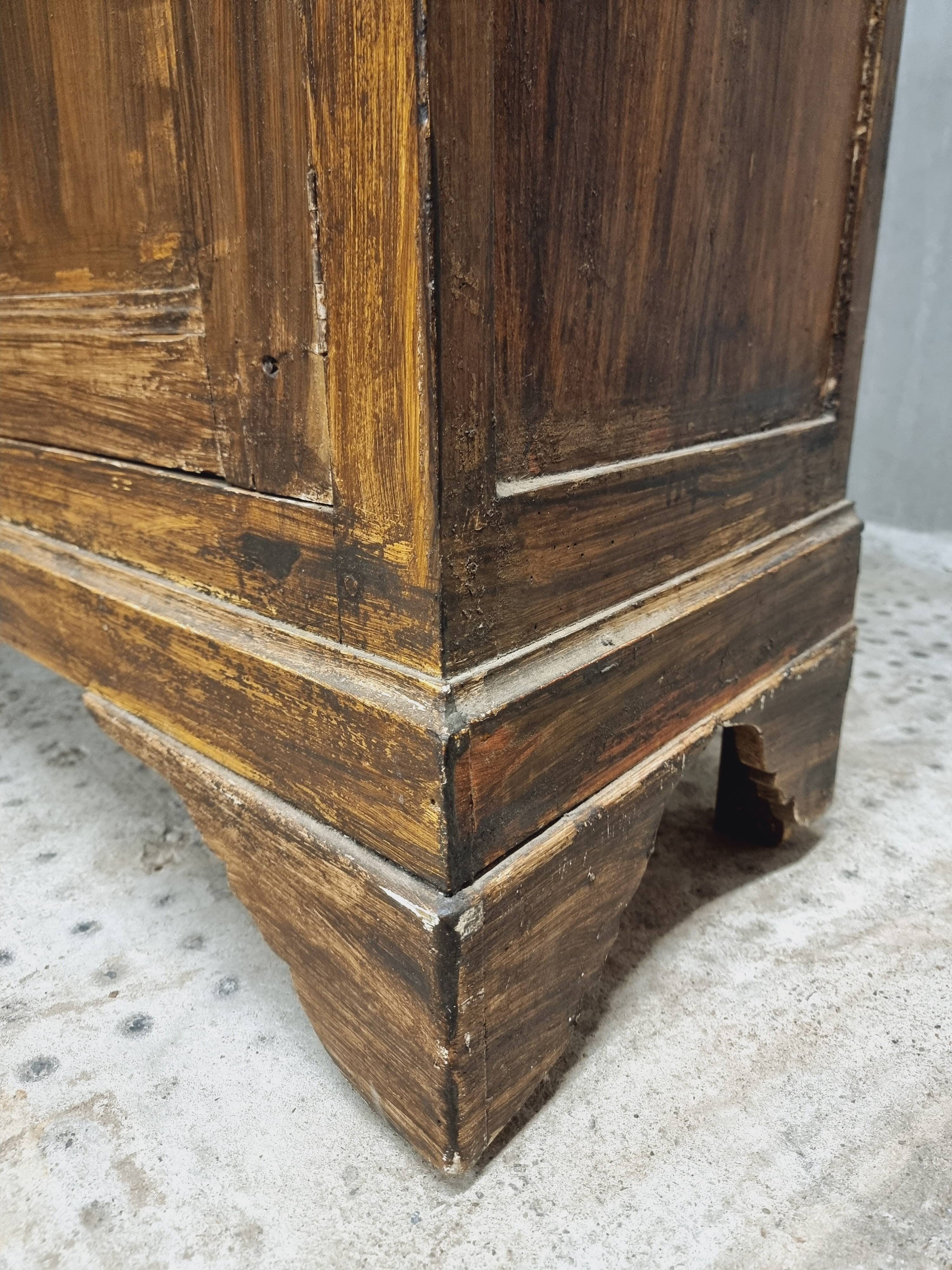 Antique sideboard, farmhouse cabinet, 112x114cm