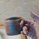 2 sandstone mugs