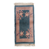 Tapis Vintage Art Déco Chinois Fait Main – 61 x 121 cm - 1C1030