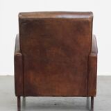 Fauteuil en cuir de mouton