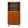Vintage display cabinet from the 50s/60s in wood – tapered legs