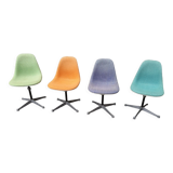 Series of 4 chairs by Eames editionHerman Miller