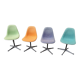Série de 4 chaises de Eames éditionHerman Miller