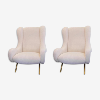 Pair of armchairs by Marco Zanuso