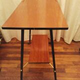 Vintage TV table with casters