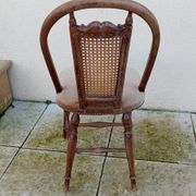 Old vintage ERCOL caned chair