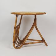 Rattan magazine table