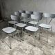 Set of 8 vintage dining chairs – 1960s design