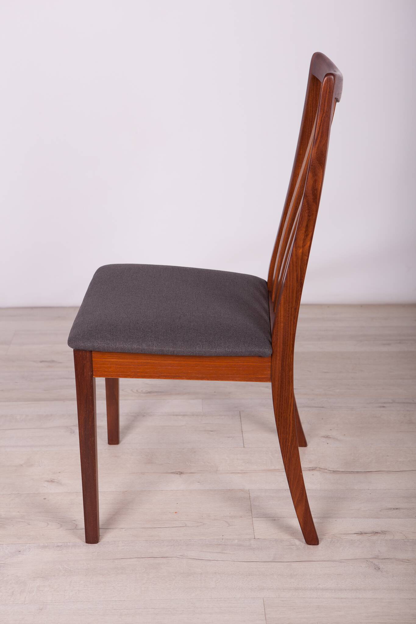 Mid-Century Teak and Fabric Dining Chairs by Leslie Dandy for G-Plan, 1960s, Set of 6