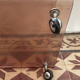 smoked plexi coffee table