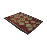 Anatolian handmade kilim rug 230 cm x 179 cm