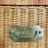 Vintage wicker chest of drawers - 1960s