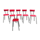 Lot of vintage Tub menager chairs around 1960
