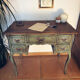Antique patinated desk, Toscana finish, unique piece.