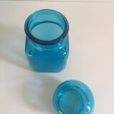 Lot 3 jars of blue apothecary
