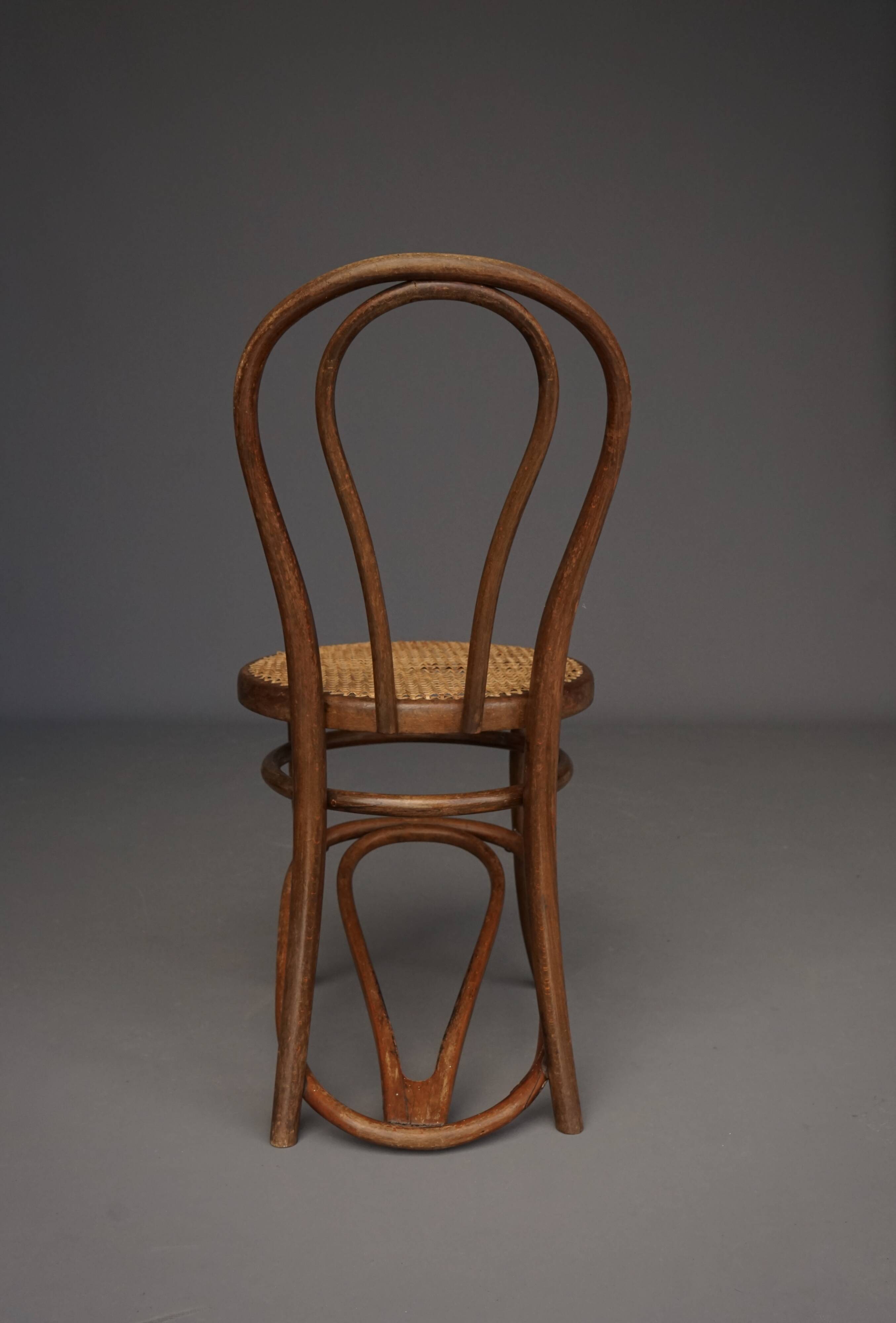 Chaise d'Appoint Boot-Jack de Gebrüder Thonet Vienna GMBH, années 1880