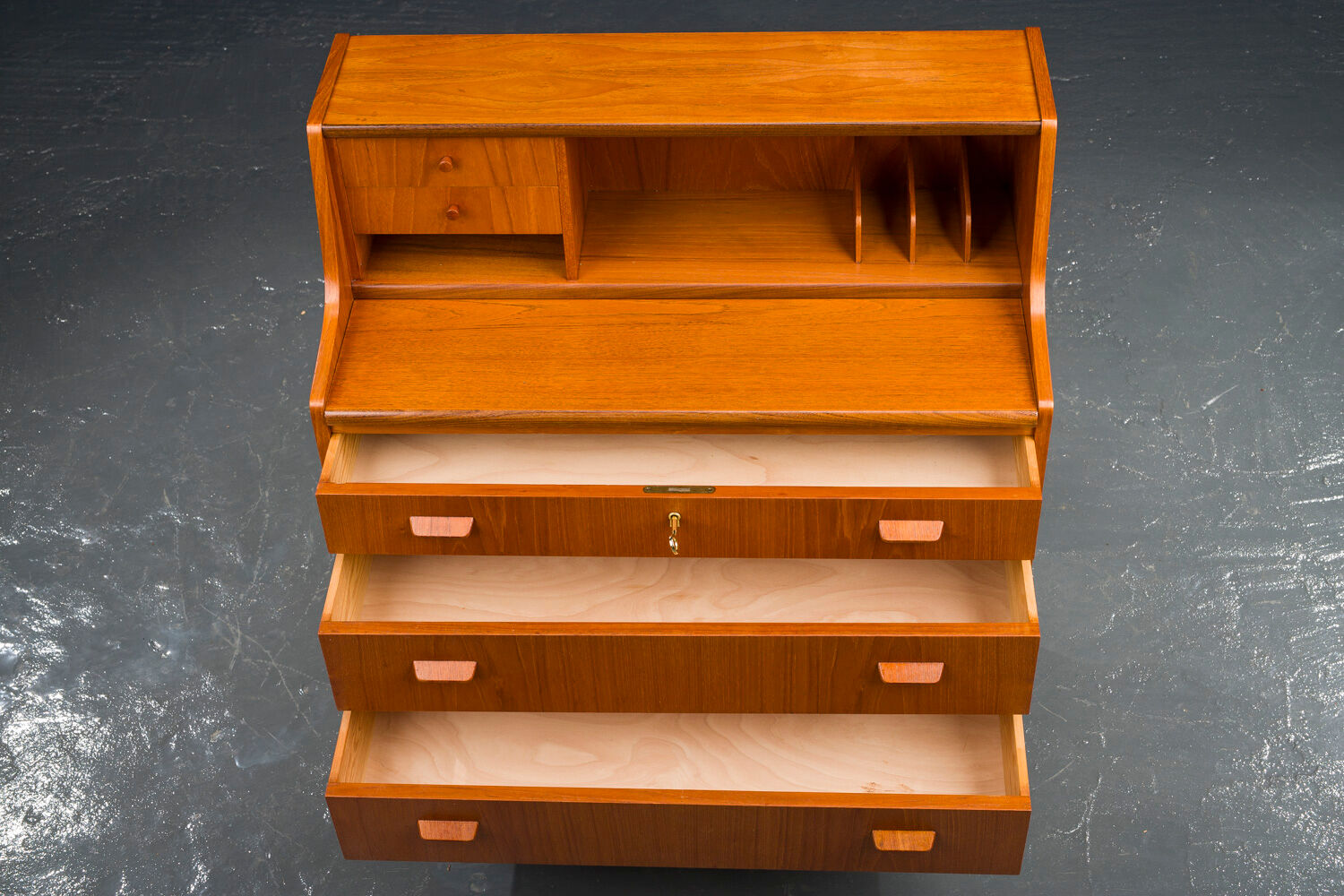 Vintage Danish Teak Secretaire 1960s