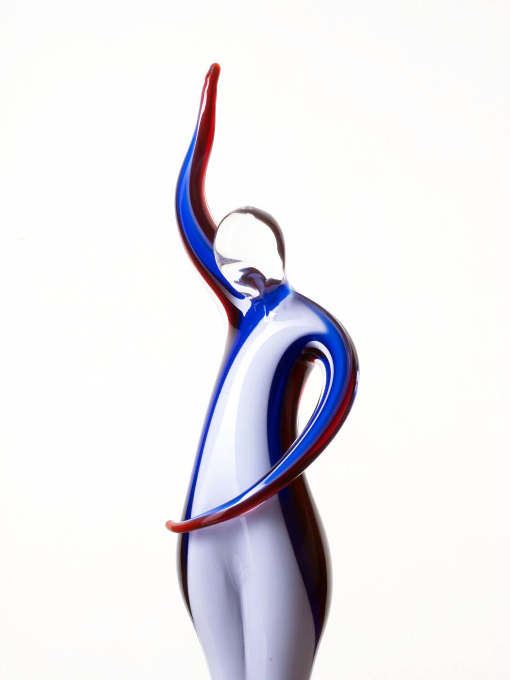 Modernist Glass Sculpture, 1970s–1990s, Czechoslovakia