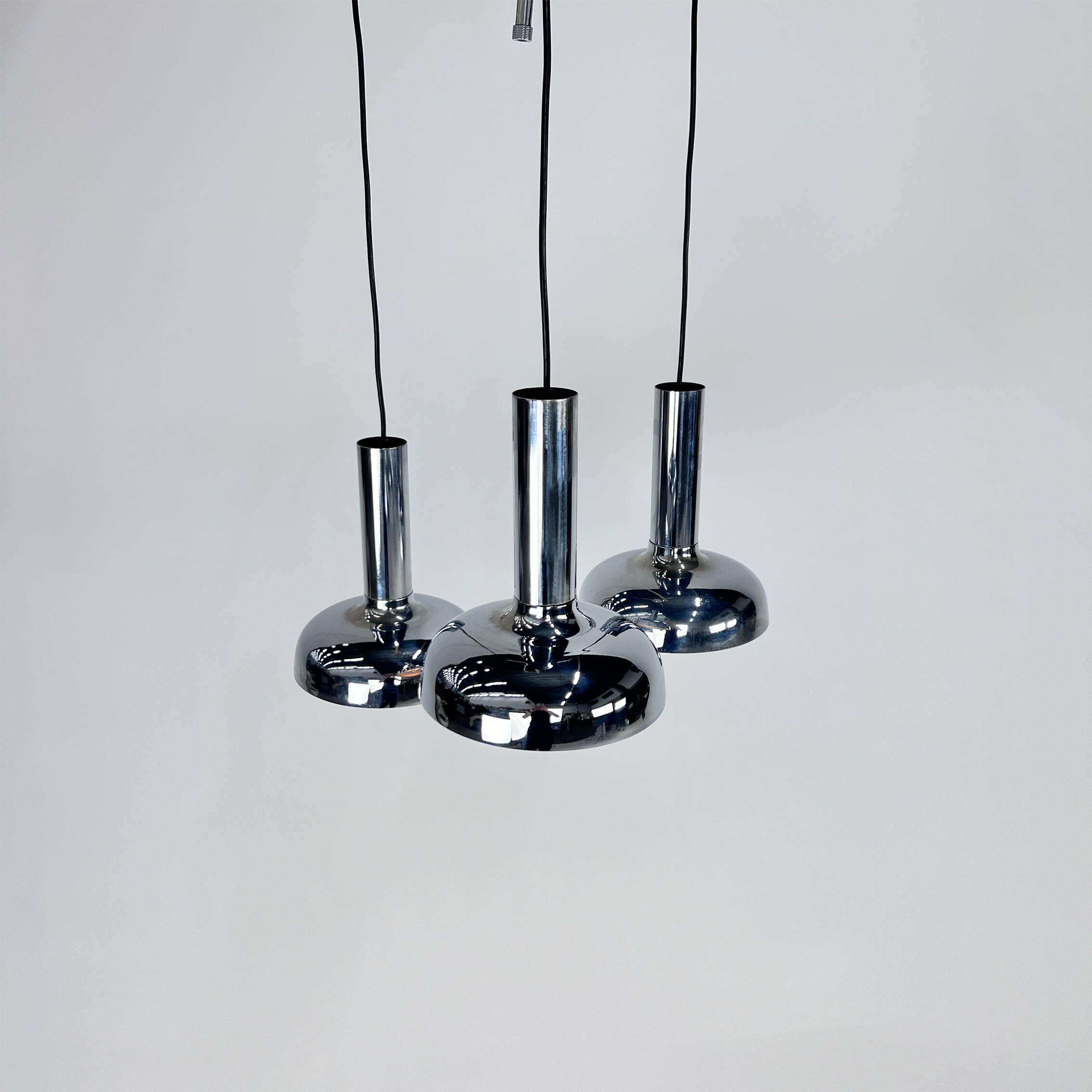 Space Age Chrome Pendant, 1970s