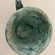 Large vintage turquoise ceramic pot from the 60s. Perfect condition. Dimensions: 20 cm high x 17 l.