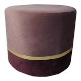 Velvet pouf