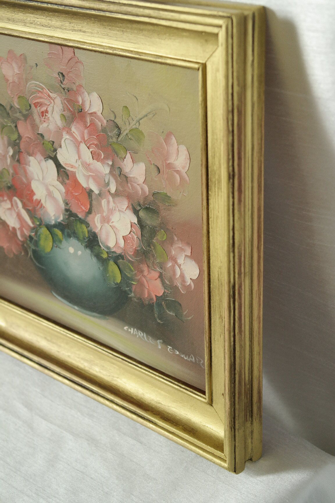 Painting bouquet of flowers charles Edouard