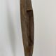 Ensemble de 2 sculptures en bois sur socle