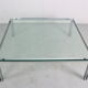 Dutch Metaform Large Steel & Glass Coffee Table by Hank Kwint, 1970