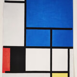 Piet Mondrian illsutration